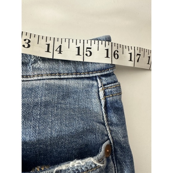 Blank NYC Jeans Women's Size 29 Blue Skinny Classic‎ Stretch Mid Rise Distressed - Picture 7 of 10